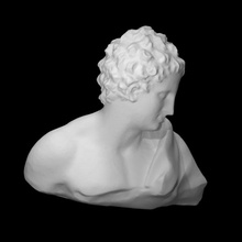fragment bust mars scan face god head portrait sculpture sandstone 3d print model - Mito3D