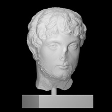 citizen miletopolis scan head man portrait sculpture turkey marble 3d print model - Mito3D
