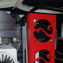 dissipatore RAM aparelhos eletrônicos suporte resfriador ventilador 3d print model - Mito3D