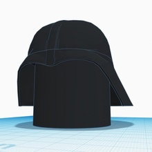 Zwischenspeicher Boule Leiche dunkel Krieg Sterne Vador Remorque 3d print model - Mito3D