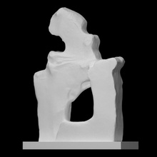 table scan sculpture bronze abstract czech 3d print model - Mito3D