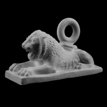 sleeping lion louvre paris france scan 3d print model - Mito3D