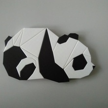 3d Panda puzzle jouets Jeux amusement Jeu jouet défi charmant noir blanc 3d print model - Mito3D