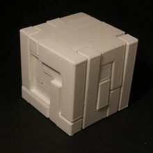puzzle cube toys & games fun makeanything 3d print model - Mito3D