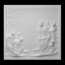 finding moses scan story italy relief clay reliegious 3d print model - Mito3D
