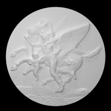 perseus und andromeda scan greek mythology story pegasus thorvaldsen 3d print model - Mito3D