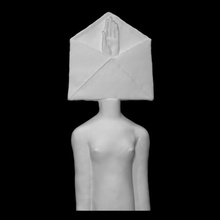 Messager analyse corps main moderne sculpture lettre torse abstrait burganov 3d print model - Mito3D