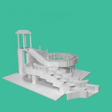 magnifique rocheux route jouets Jeux tinkercad 3d print model - Mito3D