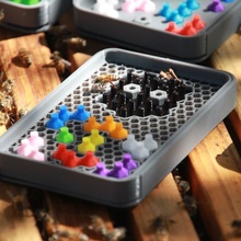 honeycomb buzzle toys & games puzzles bees 3dpuzzles 3d print model - Mito3D
