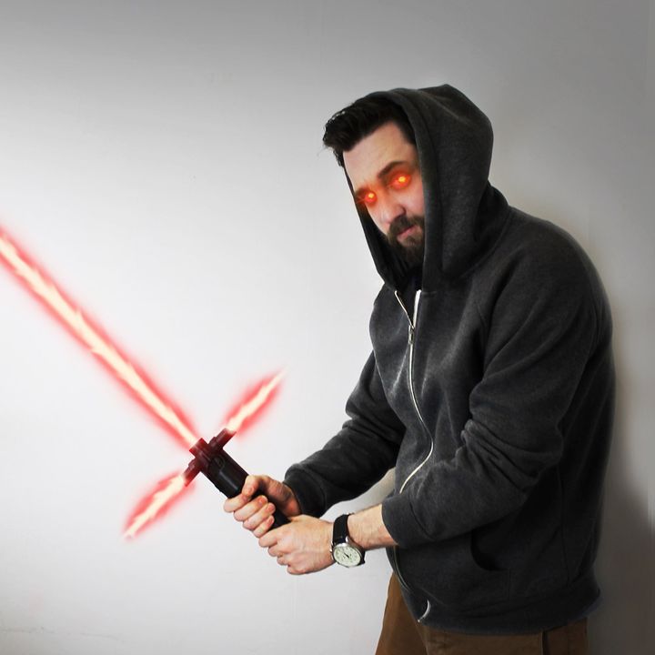 kylo Ren'in ışın kılıcı star wars props cosplay ışık film starwars kılıç oyuncak 3dprinted lightsaber 3dprinting darthvader kyloren legendsofgaming be filmleri 3D print model - Mito3D