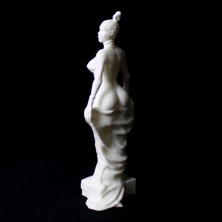 kim kardashian fan art anatomy female zbrush sculpt hot kimkardashian 3D print model - Mito3D