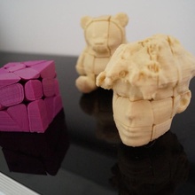 personnalisable 3d imprimé rubi cube dur résoudre facile Personnaliser jouets Jeux DIY puzzle nounours puzzles rubix Rubik 3d print model - Mito3D