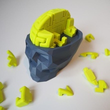 dr cerveau briseur jouets Jeux anatomie amusement Jeu puzzle crâne zombi 3d print model - Mito3D