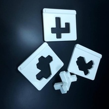 fit-it-through 3d puzzle toys & games 3d print model - Mito3D