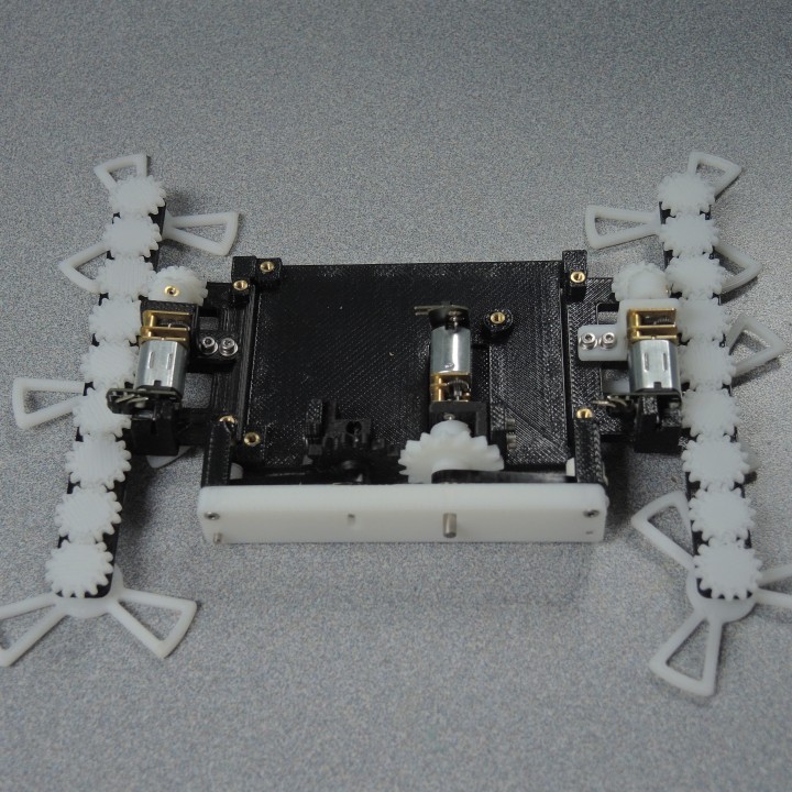 estrella arduino robot recreación artilugio electrónica engranajes 3dimpreso engranaje Impresión 3d robótica engranor arduinorobot extensión informe minoritario camino 3D print model - Mito3D