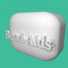 band-aid box & garden tinkercad 3d print model - Mito3D