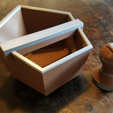 bussare scatola manomettere giardino caffè espresso latte macchiato portafiltro 3d print model - Mito3D