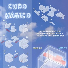 magie cube jouets Jeux chef d'oeuvre soutien automatique 3d puzzle 3d print model - Mito3D