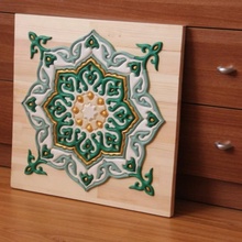 Tatar mosaico puzzle giocattoli Giochi ornamento sfida qualsiasi kazan 3dpuzles Dremeldigilab3d45 3d print model - Mito3D
