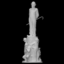 memoriale scansione figura uomini scultura bronzo comico zurab tsereteli 3d print model - Mito3D