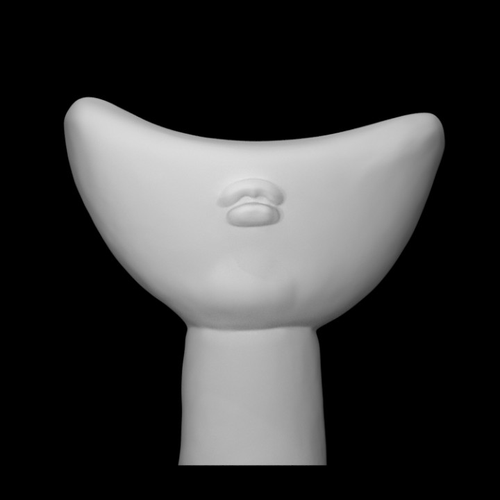 princess turandot scan face sculpture bronze mouth burganov oper puccini cheeks 3D print model - Mito3D