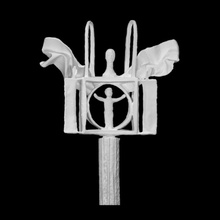 senhora placa Varredura Cruz escultura religioso resumo burcanov 3d print model - Mito3D