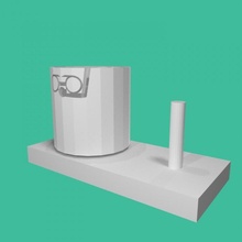 Tasse Halter Unterstützung 30 Jacob Freude Garten Basteln bastelnfun Pentucketsachems 3d print model - Mito3D