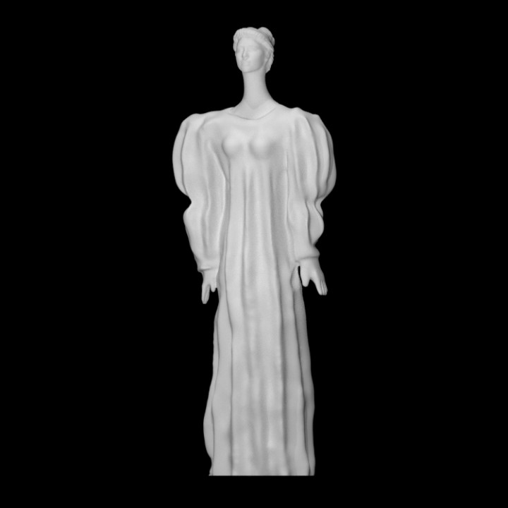 figura interni scansione femmina scultura donna bronzo astratto Burganov 3D print model - Mito3D