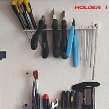 tool holder wall mount & garden toolholder 3d print model - Mito3D