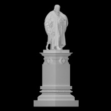 thomas guthrie scan figure portrait sculpture bronze memorial monument 3d print model - Mito3D