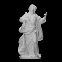 love thy lord scan figure sculpture statue woman marble religious 3d print model - Mito3D