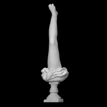 portrait stranger scan leg sculpture statue moscow abstract burganov 3d print model - Mito3D