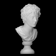 Marcus Aurelius halef taht taramak büst adam Roma mermer oğlan imparator genç 3d print model - Mito3D
