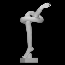 Knoten Scan Kunst modern Skulptur Moskau Beine abstrakt Burganov 3d print model - Mito3D