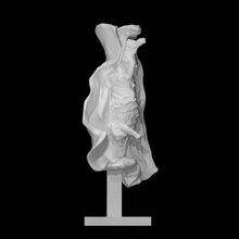 carne Varredura corpo escultura estátua Moscou resumo drapejar burcanov 3d print model - Mito3D