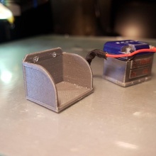 soutien batterie rechange pièces Bosch rc tamiya dérive hpi fulmen 3d print model - Mito3D