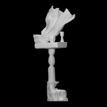 Gastfreundschaft Abraham Scan rot Skulptur Holz abstrakt Burganov Moskock 3d print model - Mito3D