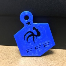 football cup france key chain sports & outdoor keychain keyring ring sport final 2018 woldcup wold 3d print model - Mito3D