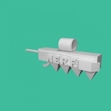 nerf water gun tinkercad 3d print model - Mito3D