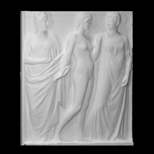 justice frieze liverpool 2 scan girl woman figures relief 3d print model - Mito3D