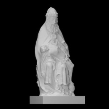 throne grace scan body figure jesus man seated lille 3d print model - Mito3D