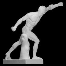 borghese Gladiatore scansione scultura guerriero alcibiades figura intera 3d print model - Mito3D