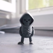 mini skeletor - masters universe fan art figurine toys heman geeky wekster 3d print model - Mito3D