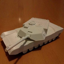 m1 abrams modelo mecânico kit tampo mesa exército jogo crianças soldado tanque montagem guerra modelkit multipart tanques 3d print model - Mito3D