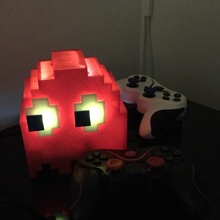 Pac Man fantôme forme Cas gaine framboise pi 3b gadgets électronique jeu pinky rétropie clignotant encre Clyde 3d print model - Mito3D