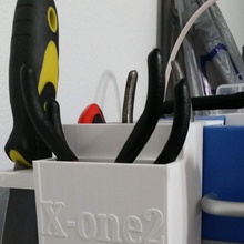 x-one2 tool caddy & garden holder accessories accessory tools qidi xone xone2 3d print model - Mito3D