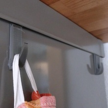 basic kitchen towel hook spare parts 3d print model - Mito3D