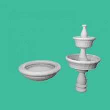 Fontaine tinkercad 3d print model - Mito3D