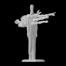 figura scansione scultura statua Mosca astratto braccia punto Burganov 3d print model - Mito3D