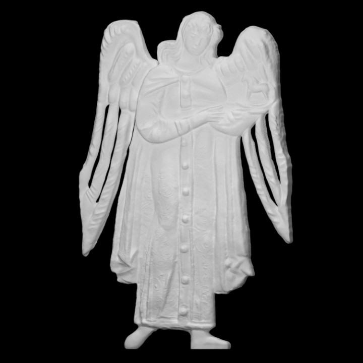 angelo scansione figura scultura statua Ali cavallo Mosca santo Burganov 3D print model - Mito3D